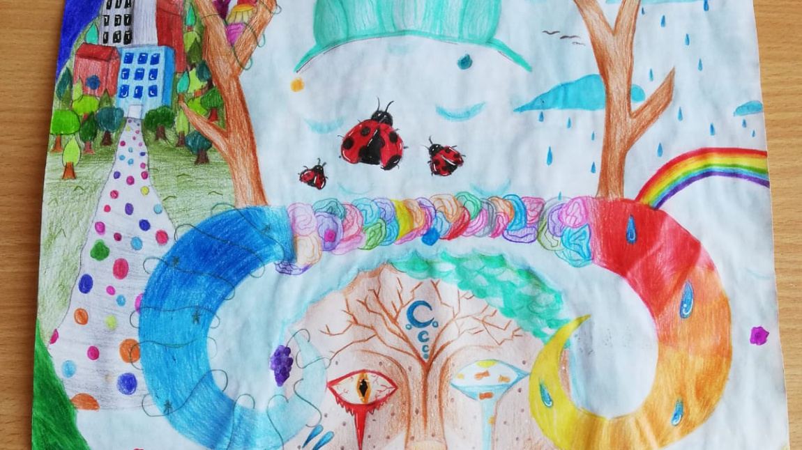Pınar Çocuk Resim Yarışmasında Öğrencimiz Derece Yaptı